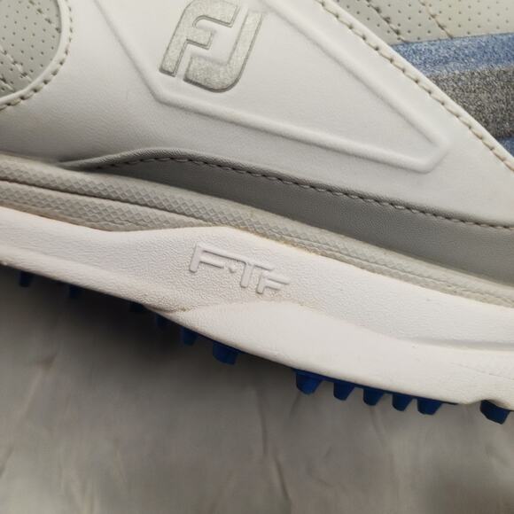 FootJoy Men’s Pro SL Golf Shoes Size 9.5M White Leather Lace Up Golfing main image 8